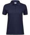 T1401 1401 Tee Jays Ladies Heavy Cotton Piqué Polo Shirt Navy colour image
